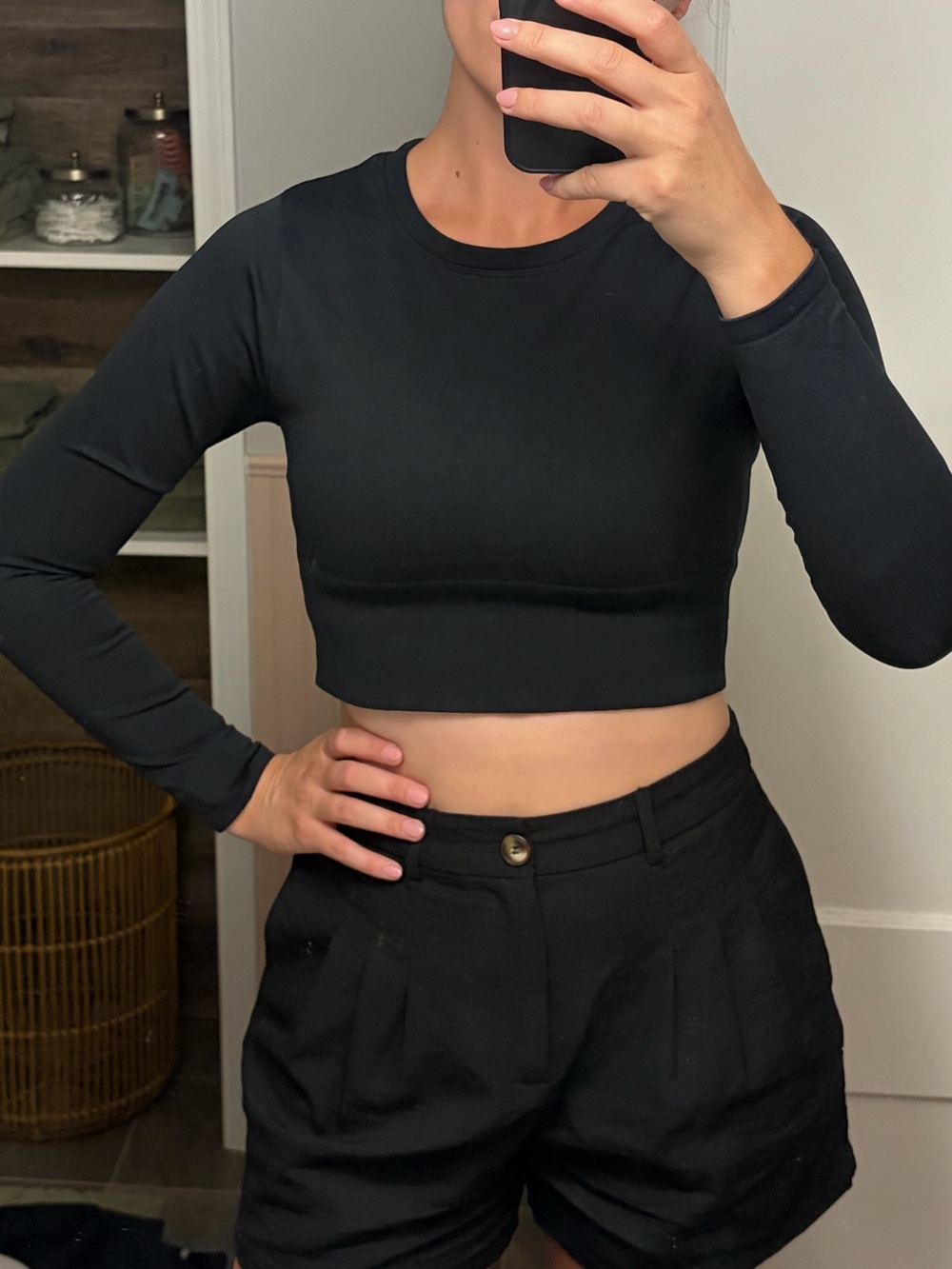 Aerie tight fitting crop top